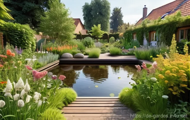 원예디자이너 연봉 상승 팁 - **Prompt for Sustainable Garden Design:**
    "A vibrant, lush, and ecologically friendly garden in ...